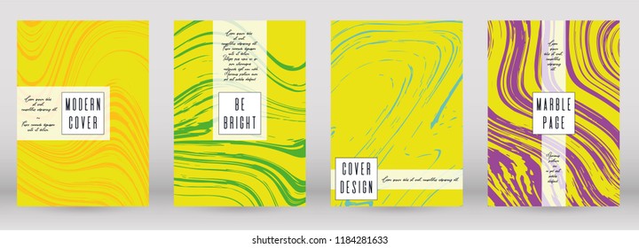 Digital Marble Cover Design for your Business with Abstract Lines. Futuristic Poster, Flyer, Layout with Liquid Pattern for Branding, Identity, Annual Report. Vector minimalistic brochure. Luxury.