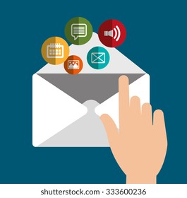 Digital marketing and advertising design, vector illustration graphic