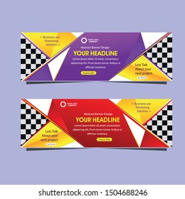 Digital Marketing agency banner design template