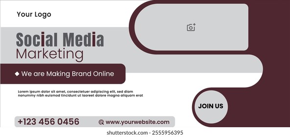 Digital Marketing Agency Banner Design Vector
