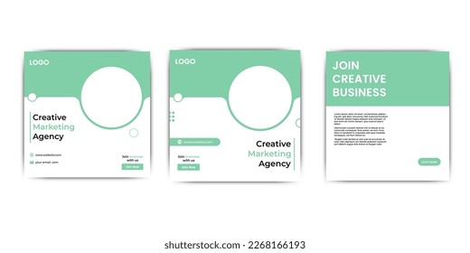 Digital marketing agency banner for social media marketing.