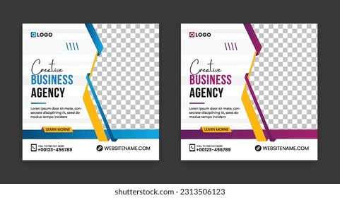 Digital marketing agency banner for social media post , corporate web banner template, digital business marketing social media post banner, web post design, banner ads, web ad