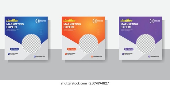 digital marketing agency banner template
