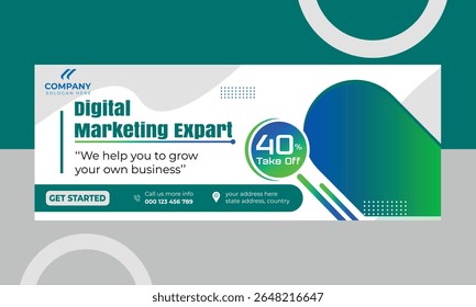 "Digital Marketing Agency Banner Template – SEO, Social Media, Web Ads"
"Professional digital marketing agency banner vector template. Includes services like SEO, social media management, web advertis