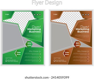 Digital marketing agency and business social media banner or flyer post template