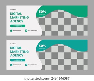 digital marketing agency and corporate facebook cover template