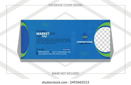 Digital marketing agency and Corporate facebook cover template.