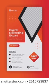 Digital marketing agency and corporate facebook and Instagram story template