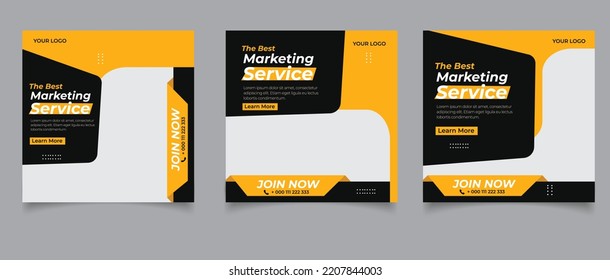 Digital marketing agency and corporate social media post template