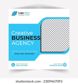Digital marketing agency and corporate social media post