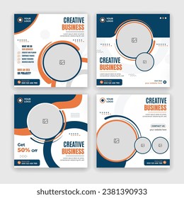 digital marketing agency and corporate social media post or business promotion template