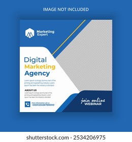 Digital marketing agency and corporate social banner design template