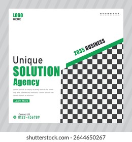 Digital marketing agency and corporate social media post