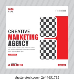Digital marketing agency and corporate social media instagram post