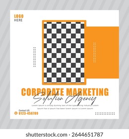 Digital marketing agency and corporate social media instagram post