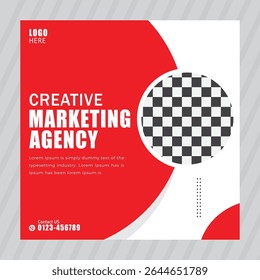 Digital marketing agency and corporate social media instagram post