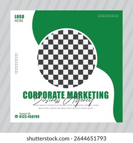 Digital marketing agency and corporate social media instagram post