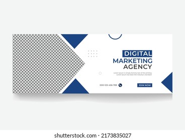 Digital Marketing Agency Cover Design Or Web Banner For Digital Marketing Template
