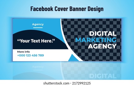 Digital Marketing Agency Facebook Cover Banner Design. Business Banner Design. Social Media Banner Design.