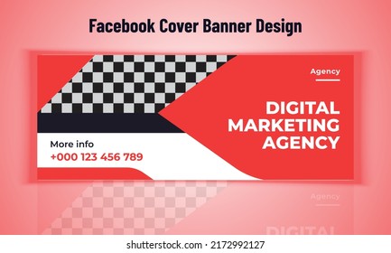 Digital Marketing Agency Facebook Cover Banner Design. Business Banner Design. Social Media Banner Design.