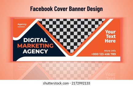 Digital Marketing Agency Facebook Cover Banner Design. Business Banner Design. Social Media Banner Design.