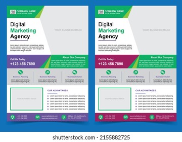 Digital Marketing Agency Flyer Design
