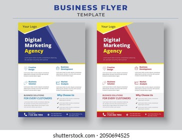 Digital Marketing Agency Flyer, Grow your Business Flyer, Business marketing Flyer