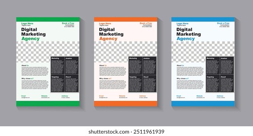 Digital Marketing Agency Flyer template Creative business flayer design