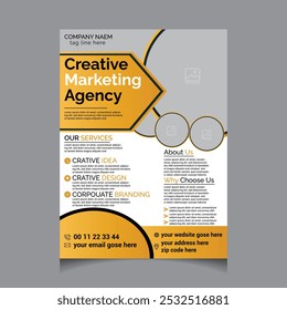 Digital Marketing Agency Flyer Template Design and Corporate Business Flyer Template