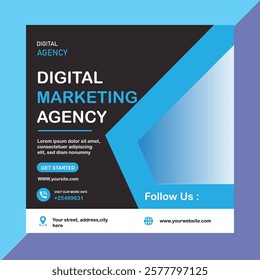 Digital Marketing Agency Flyer Template Design