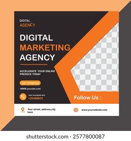 Digital Marketing Agency Flyer Template Design