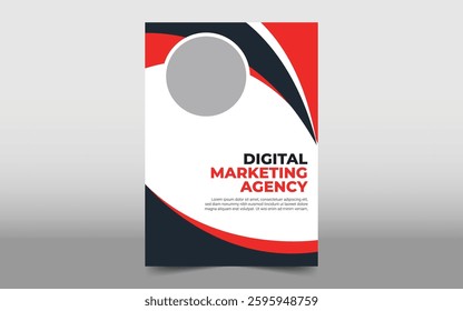 Digital Marketing Agency Flyer Template. Corporate Business Flyer Design