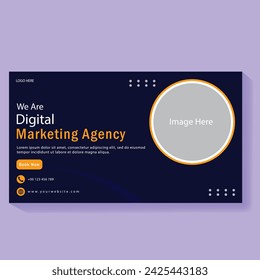 The Digital Marketing Agency the Future of Global Business Illustrator Template