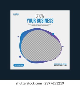 Digital marketing agency grow your business social media design
