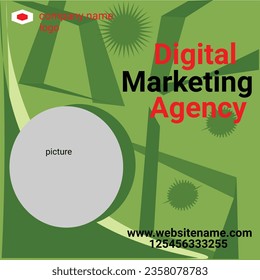 Digital marketing agency online social media post design for webinar and business