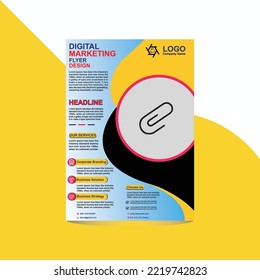 Digital Marketing Agency Online Webinar Social Media Post Set , Corporate Business Promotion Social Media Web Banner.