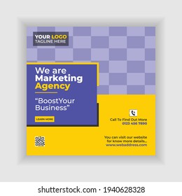 Digital Marketing Agency Promotion Instagram post