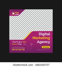 Digital marketing agency social media post