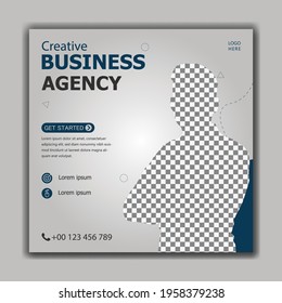 Digital marketing agency social media post template