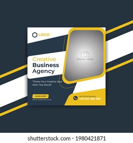 Digital marketing agency Social media post banner design.
