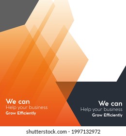 Digital Marketing Agency Social Media Post Banner Template Design. Promotional Business Advertisement.