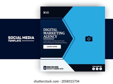 Digital Marketing Agency social media post template