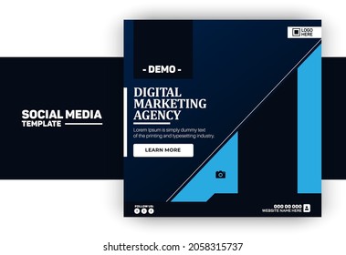 Digital Marketing Agency social media post template