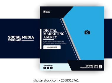 Digital Marketing Agency social media post template