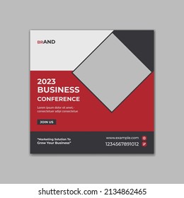 Digital marketing agency social media post poster banner and creative business web banner design template