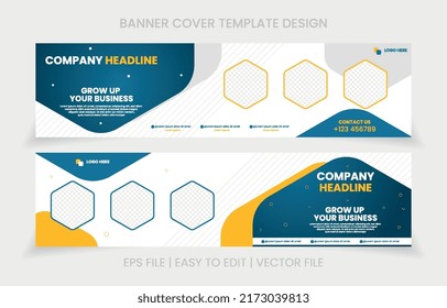 Digital Marketing Agency Social Media LinkedIn Cover Photo Header Banner Design