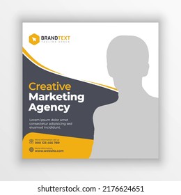 Digital marketing agency social media post template