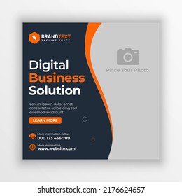 Digital marketing agency social media post template