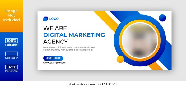 Digital Marketing Agency Social Media and Instagram Post Template Design