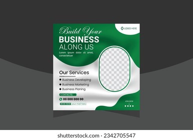 digital marketing agency social media post instrgram post template design.